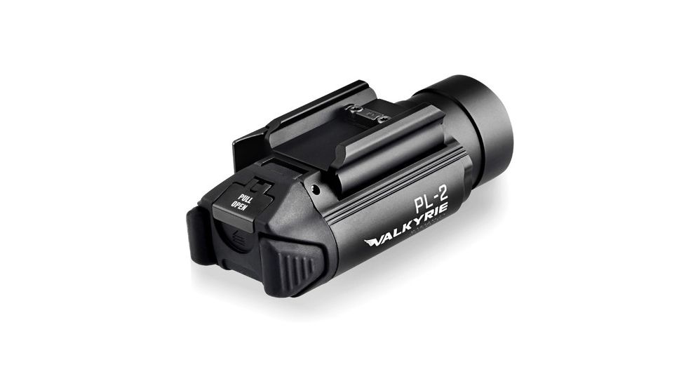 Olight PL-2 Valkyrie Rail Mounted LED Pistol Light, Picatinny and Glock Rails, CREE XHP35 HI CW LED, 1200 Lumens, Includes 2 x CR123As, Black, PL-2-VALKYRIE