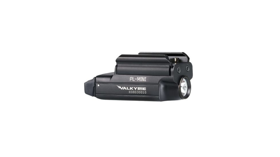 Olight PL-MINI Valkyrie Rechargeable Pistol Light, CREE XP-L HI CW LED, 400 Lumens, Includes Battery Pack DIM, Black, PL-MINI-VALKYRIE