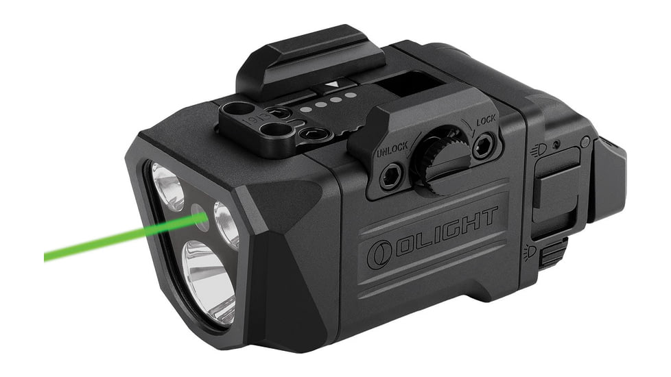 Olight PL X GL 1200 Lumen Rechargeable Mountable Lights, Black, PLXGLMB