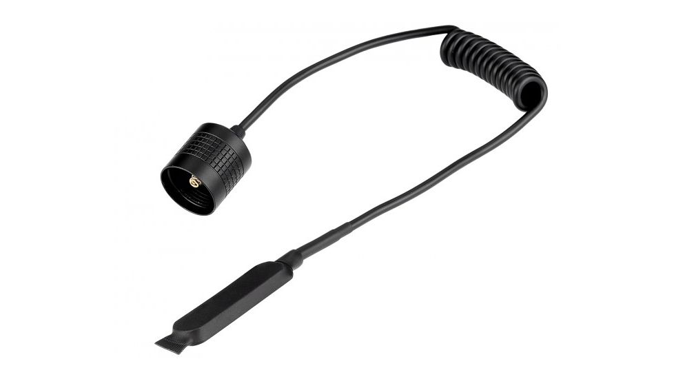 Olight Remote Pressure Switch - Spiral Cord - Fits the Olight M1X Striker, Black OLIGHT-RM1X-SPIRAL
