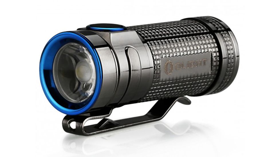 Olight S Mini LED Flashlight - Limited Edition Stainless Steel, Gray, SMINI-SUS