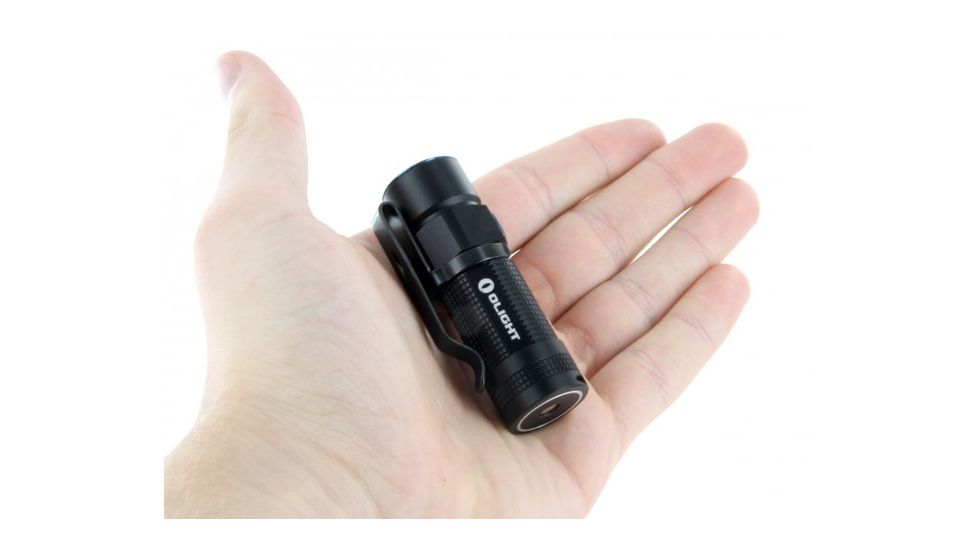 Olight S1R Turbo Baton Rechargeable LED Flashlight w/16340 Battery, 900 Lumens, Black OLIGHT-S1R-TURBO