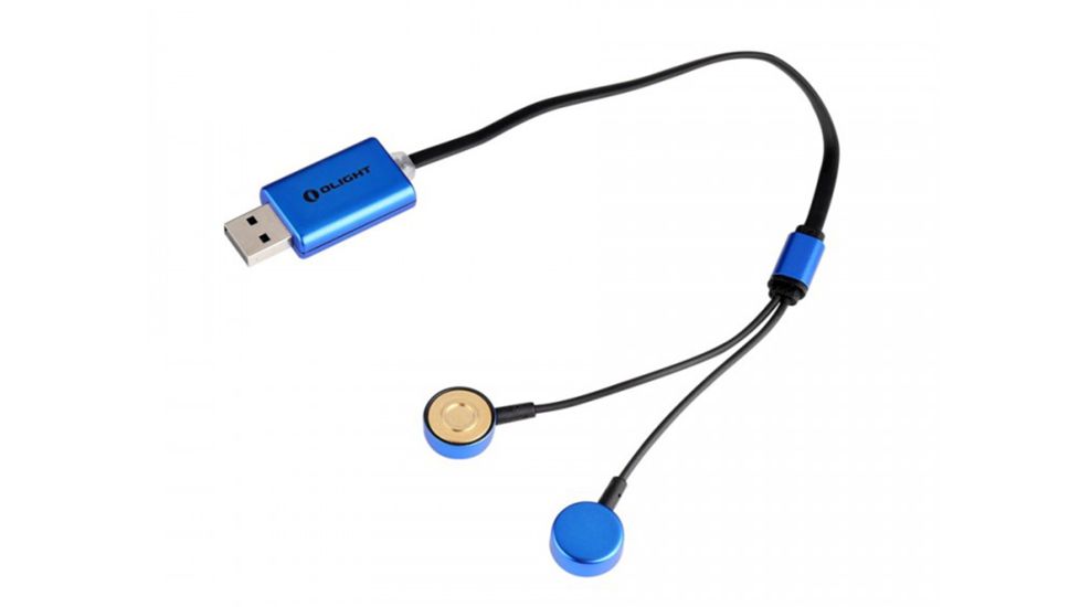 Olight UC Universal Magnetic USB Charger, Blue, UC
