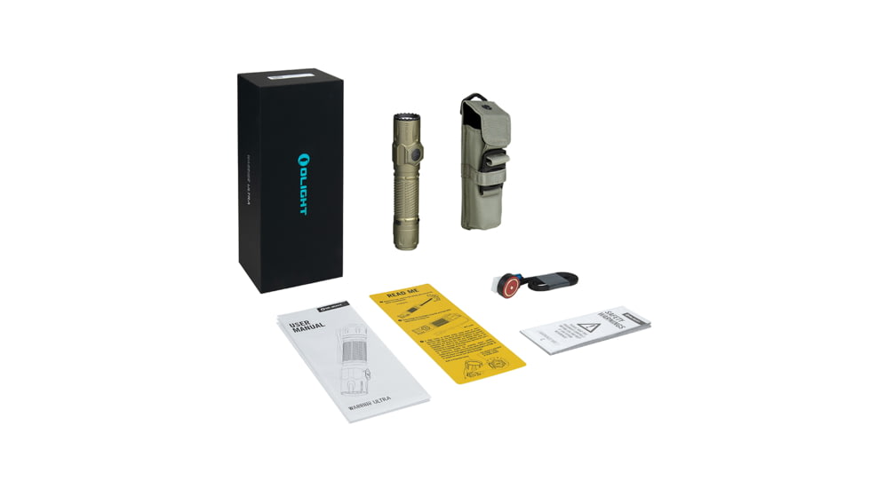 Olight Warrior Ultra 21700 Lithium Ion 2500 Lumens LED Tactical Flashlight, OD Green, WARRIORULTRAOG