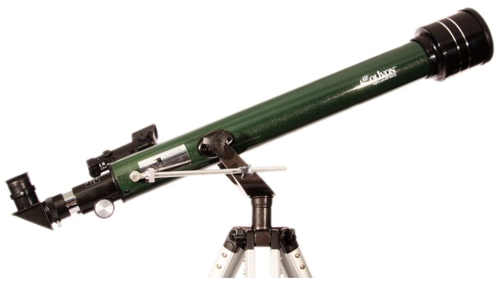 Olivon Alpha Lyra 60mm Refractor 700mm Focal Length AZ-2 Telescope, Green, Large OLALAZ60-US