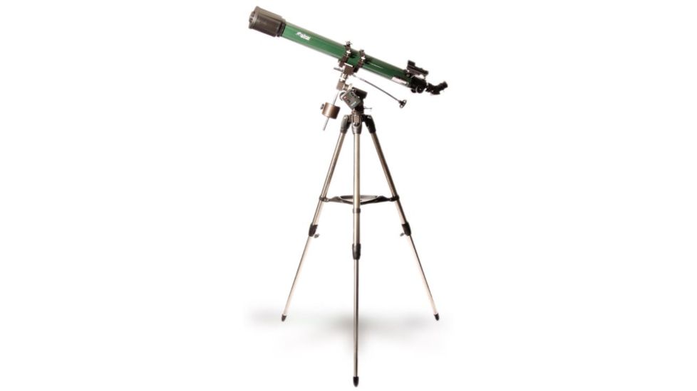 Olivon Alpha Lyra 70mm Refractor 900mm Focal Length EQ-1 Telescope, Green, Large OLALAC70MC-US