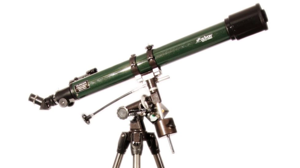 Olivon Alpha Lyra 70mm Refractor 900mm Focal Length EQ-1 Telescope, Green, Large OLALAC70MC-US