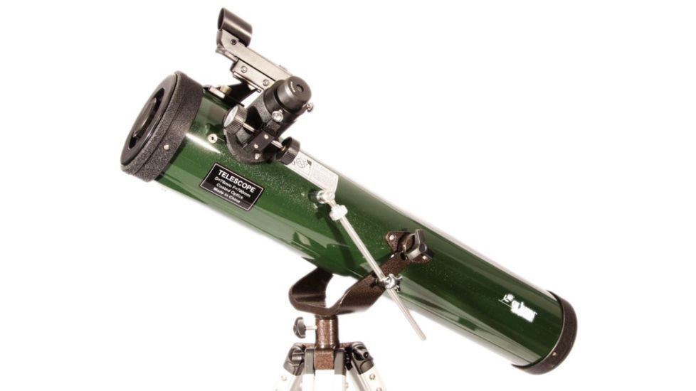 Olivon Alpha Lyra 76mm Refractor 700mm Focal Length AZ-1 Telescope, Green, Large OLALN76-US