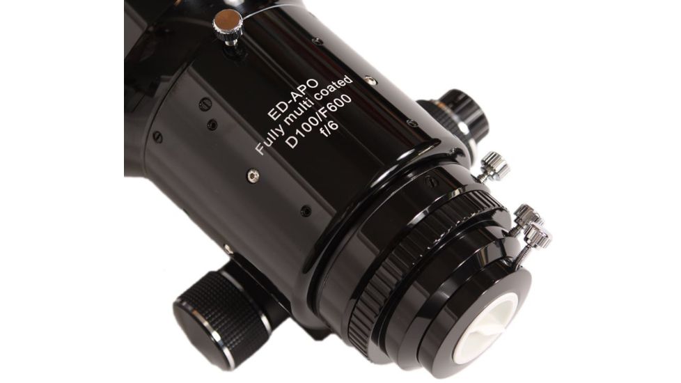 Olivon Doublet Refractor 100mm f6 ED APO with S-FPL51 Glass Telescope, Black, Large OLED100-US