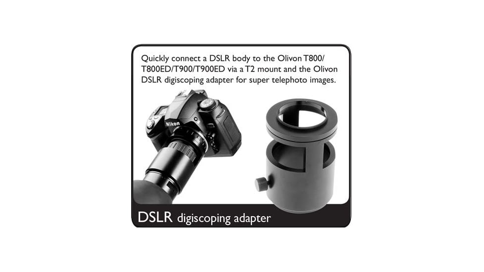 Olivon T-900ED Angled Spotting Scope, Black, Medium OLT900ED-US