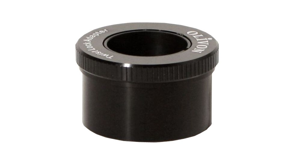 Olivon Twist-Lock 2in  to 1.25in Eyepiece Adapter, Black, Small OLTLADP-US