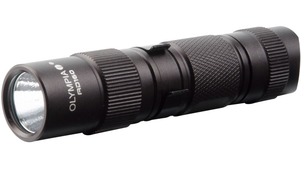 Olympia AD160 High-Performance Flashlight, Black AD160