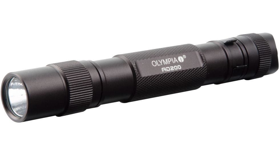 Olympia AD200 High-Performance Flashlight, Black AD200