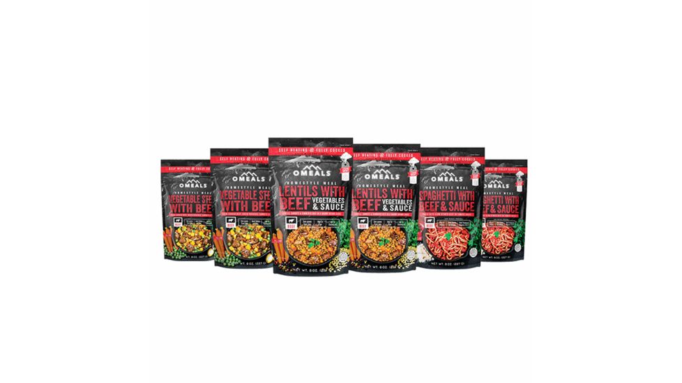Omeals Beef Meal, 6 pack, 7.5 inches x 2 inches x 10.75 inches, OMEMP-6