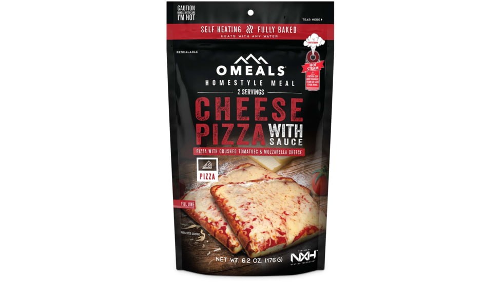 OMEALS Cheese Pizza, 20.2 oz, Multi, 7.5 inches x 1 inch x 11.25 inches, OMEPZ2