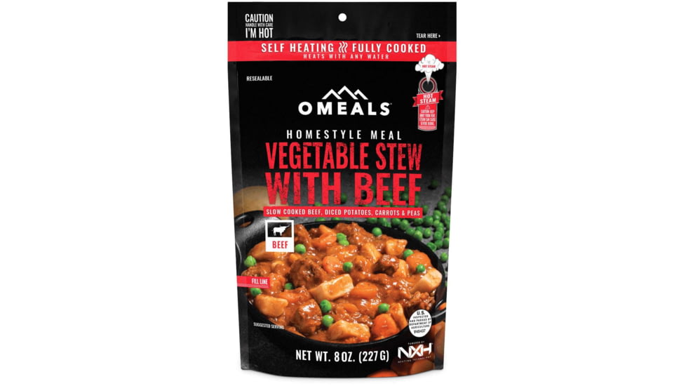 Omeals Homestyle Meal, Vegetable Stew With Beef