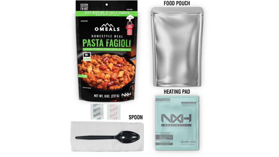 Omeals Pasta FagioliTrail Food, 8 oz OMEV3