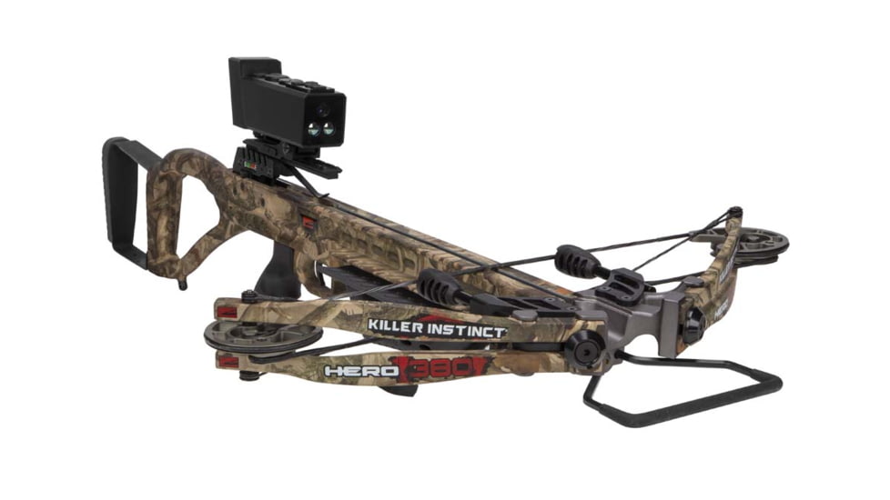 Omega II Mil-Dot Reticle Sight, 2X-6X Zoom, 1-1/2in X 2in LCD, 1080p HD, Black, 35367