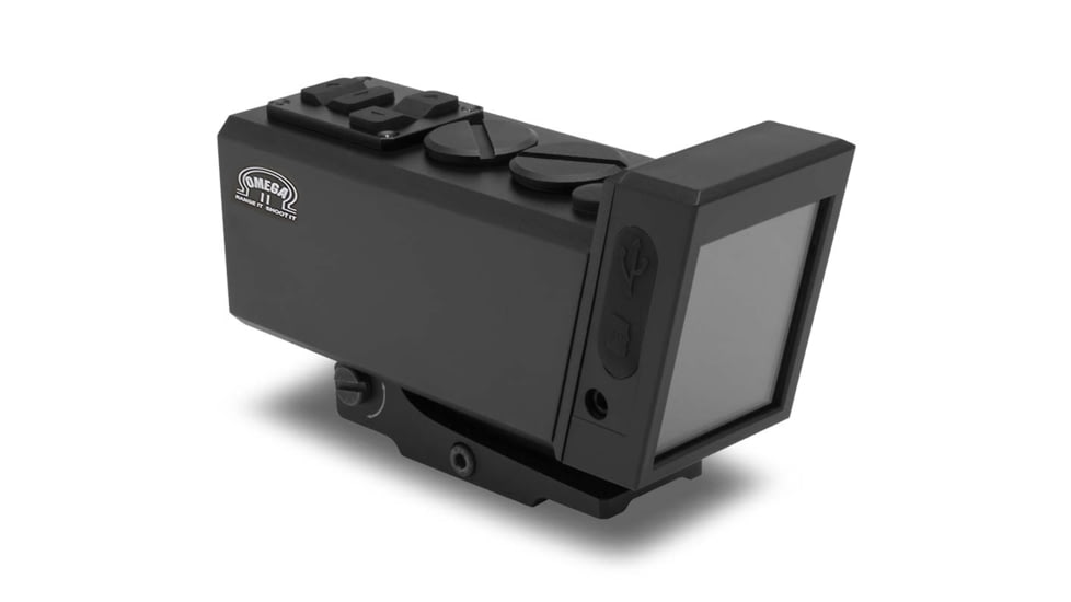 Omega II Mil-Dot Reticle Sight, 2X-6X Zoom, 1-1/2in X 2in LCD, 1080p HD, Black, 35367