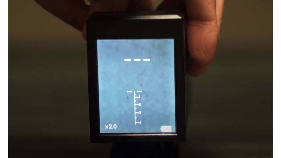 OMEGA III Sight Rangefinder Video Camera, 5 Dot Adjustable Reticles, 2-6x, Power Bank Included, Black, 35374