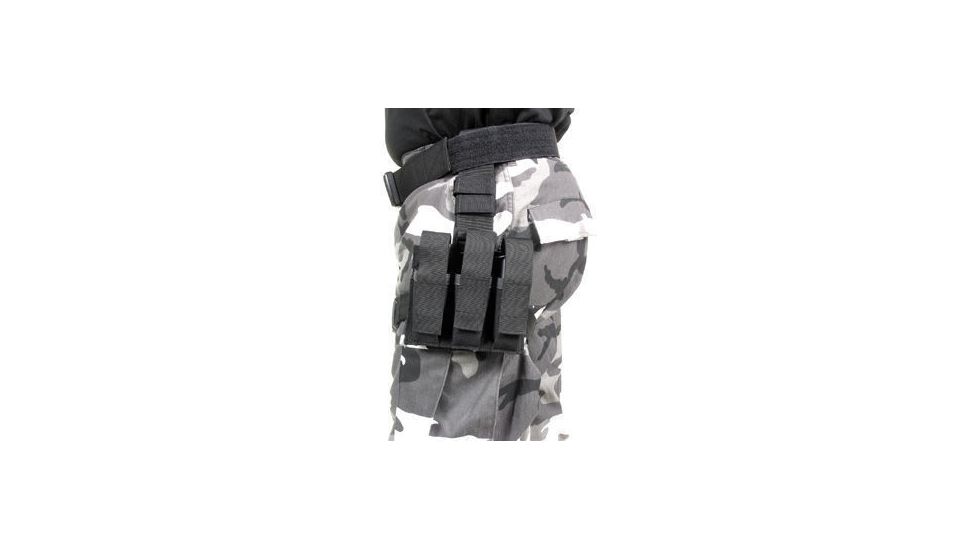 BlackHawk OMEGA TRIPLE PISTOL MAG POUCH BLACK 56PM03BK