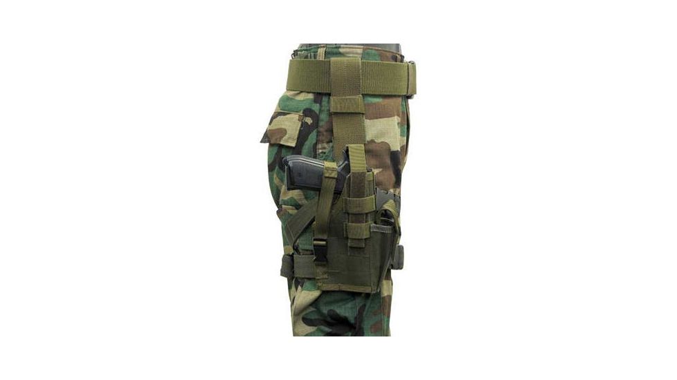 BlackHawk Omega VI Elite Holster Left Hand Draw - Colt 45, Olive Drab