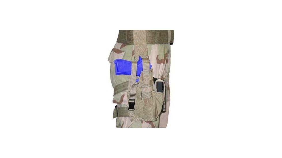 BlackHawk Omega VI Elite Holster Left Hand Draw - Colt 45, Browning 9mm