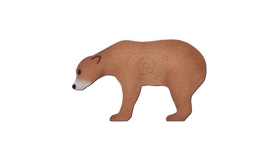Oncore Targets Cinnamon Bear Archery Target, Brown, Medium, B8