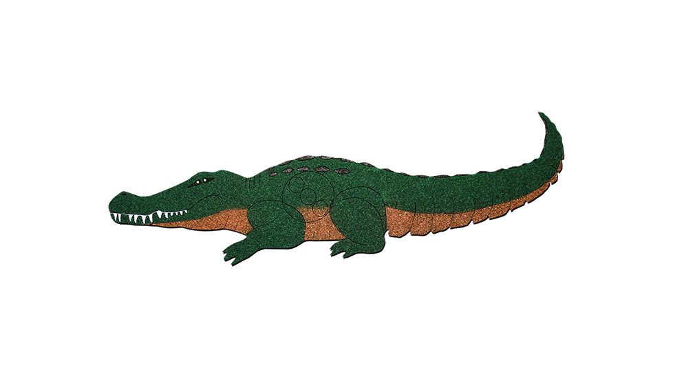 Oncore Targets Gator Self-Healing Archery Target, Green, Orange, white, GT