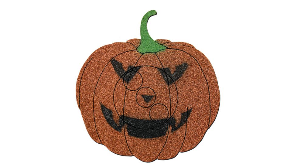 Oncore Targets Jack-O-Lantern Self-Healing Archery Target, Orange/Black, Small, FN2