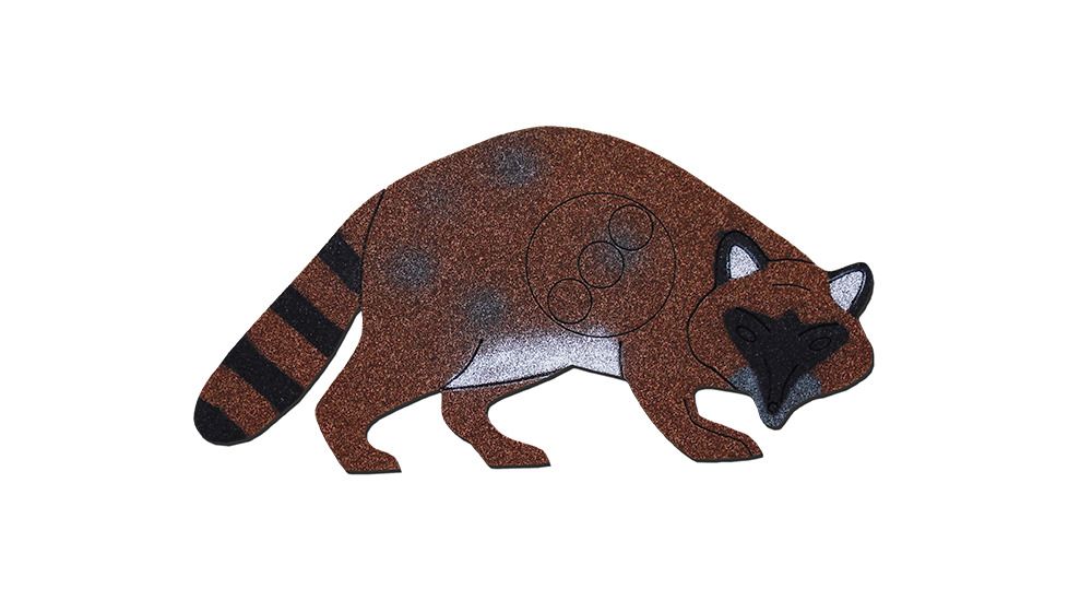 Oncore Targets Raccoon Self-Healing Archery Target, Side View Face Forward, Brown/White, Small, RC2