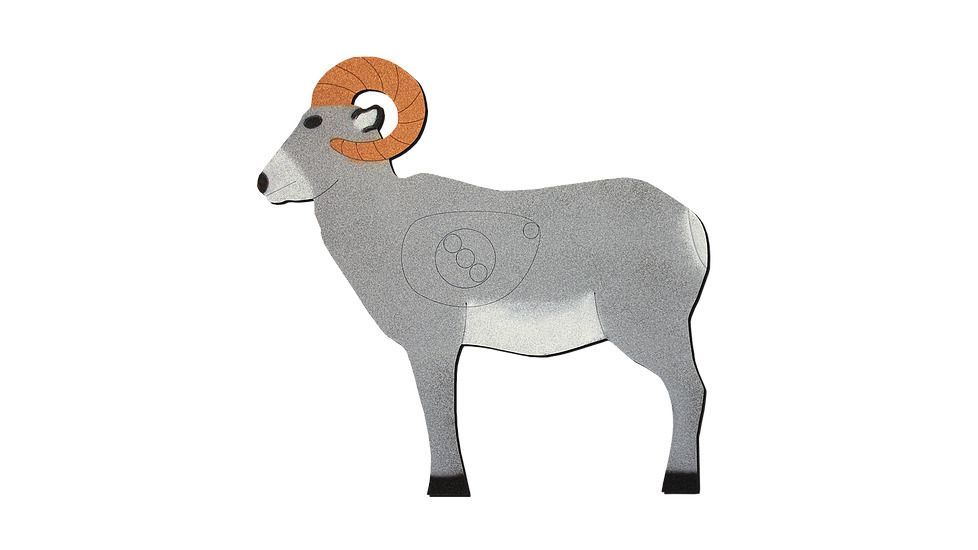 Oncore Targets Ram Self-Healing Archery Target, Grey/White/Yellow, Medium, RH1A