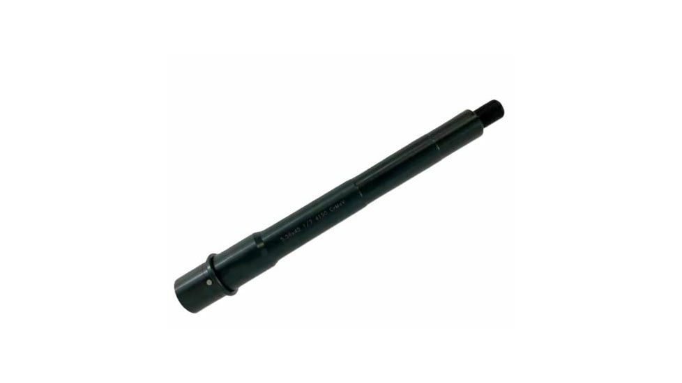 One Horse 5.56x45mm NATO Threaded AR Barrel, 7.5in, Medium, Pistol Length, 1-7 Twist, 1/2x28, Black, OH-BR07