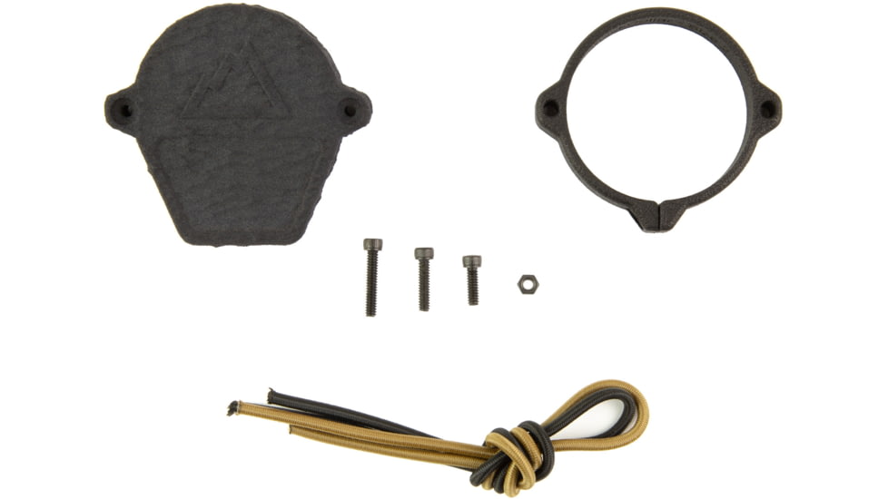 One Hundred Concepts Ruggedized Rear ScopeCap, 41-44mm, Size 2, Black, OHC-RSC-2