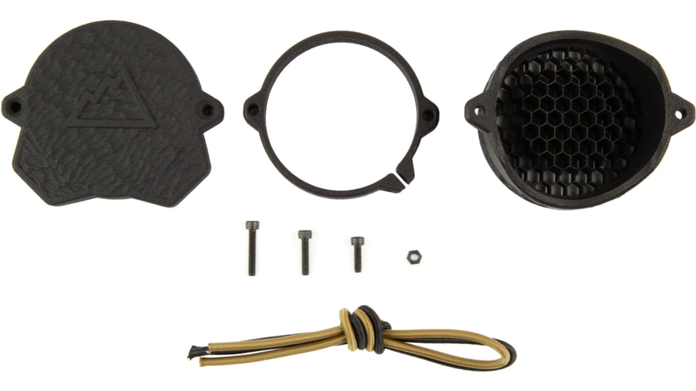 One Hundred Concepts ScopeCap Pro w/ ShockCollar, 52mm, Black, OHC-SCP-52