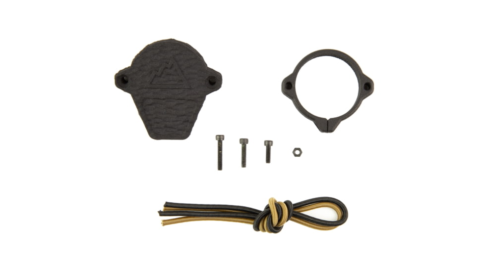 One Hundred Concepts Ruggedized LightCap, Light Cover, Fits Cloud Defense Rein 1.0/OWL or Similar, Matte Finish, Black, Large, Includes ShockCollar OHC-LCR-LG