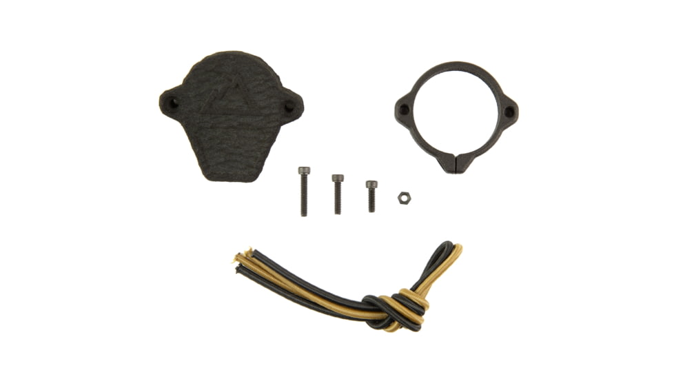 One Hundred Concepts Ruggedized LightCap, Light Cover, Fits Cloud Defense Rein 3.0 or Similar, Matte Finish, Black, 33MM, Includes ShockCollar OHC-LCR-33