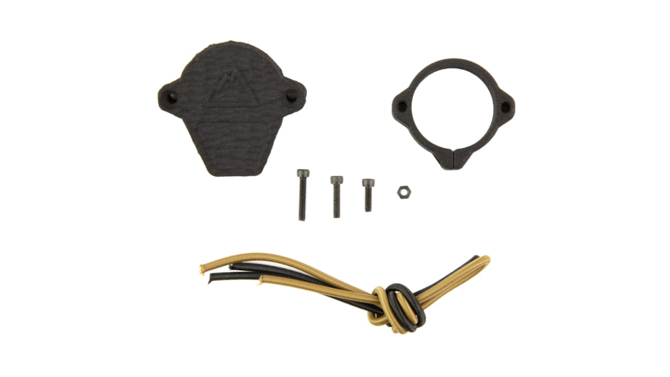 One Hundred Concepts Ruggedized LightCap, Light Cover, Fits Modlite OKW/PLH or Similar, Matte Finish, Black, Medium, Includes ShockCollar OHC-LCR-MD
