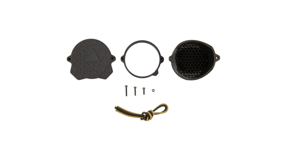 One Hundred Concepts ScopeCap Pro, Lens Cover, Fits 59MM Scope Lenses, Matte Finish, Black, Flip-up Cover, Includes Kill Flash and ShockCollar OHC-SCP-59