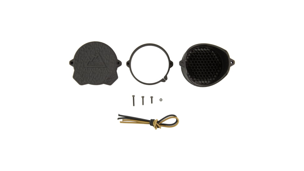 One Hundred Concepts ScopeCap Pro, Lens Cover, Fits 65MM Scope Lenses, Matte Finish, Black, Flip-up Cover, Includes Kill Flash and ShockCollar OHC-SCP-65