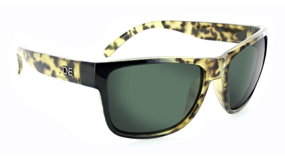 One Kingfish Sunglasses, Shiny Spotted Tortuga, 22061