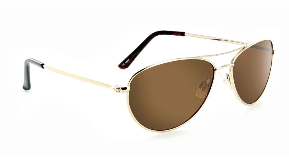 One Sliver Sunglasses, Shiny Gold, 22054
