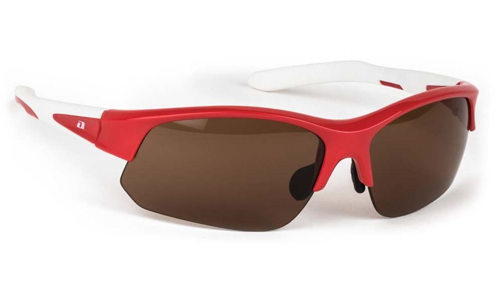 ONOS Allee Shrader Active Lifestyle Sunglasses, Red/White, Brown, Medium to X-Large, 1666263