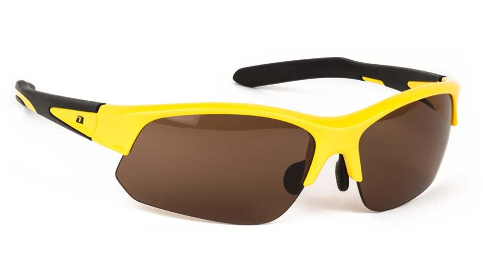 ONOS Allee Shrader Active Lifestyle Sunglasses, Yellow/Black, Brown, Medium to X-Large, 1669263