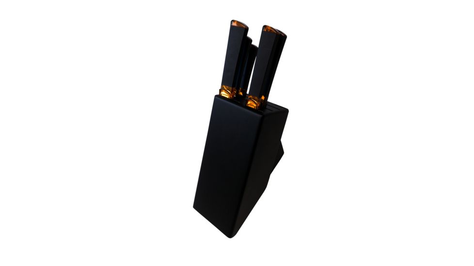 Ontario Knife Agilite Block Set 1 block &amp; 5 knives 2575