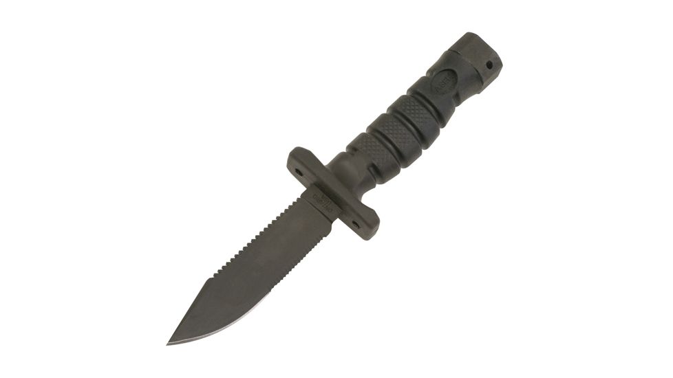 Ontario Knife ASEK Fixed Blade Knife, ComboEdge, Nylon/Kydex Sheath OK1400