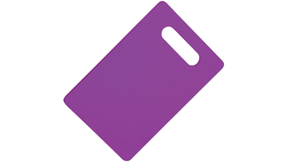 Ontario Knife Cutting Board, Dishwasher Safe, Dishwasher Safe, 11.75in X 7.75in X 0.38in, Purple, Polypropylene, 0415PUR