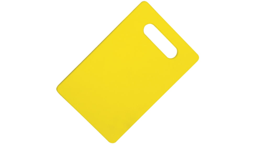 Ontario Knife Cutting Board, Dishwasher Safe, Dishwasher Safe, 11.75in X 7.75in X 0.38in, Yellow, Polypropylene, 0415YW