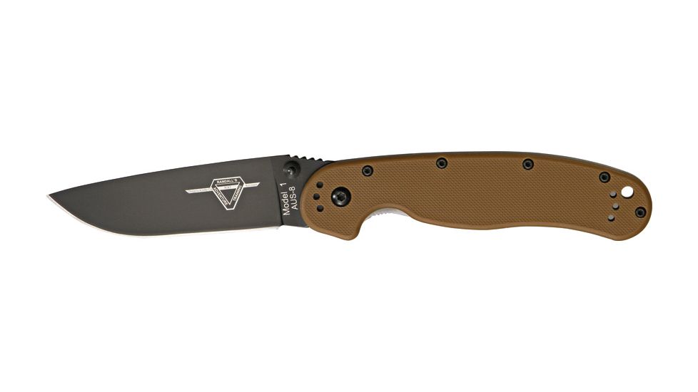 Ontario Knife RAT-1 Knife, 5in. Closed ON8846CB