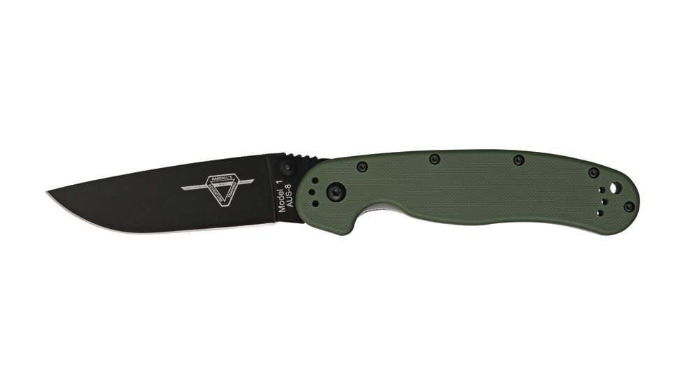 Ontario Knife RAT-1 Knife, 5in. Closed ON8846OD